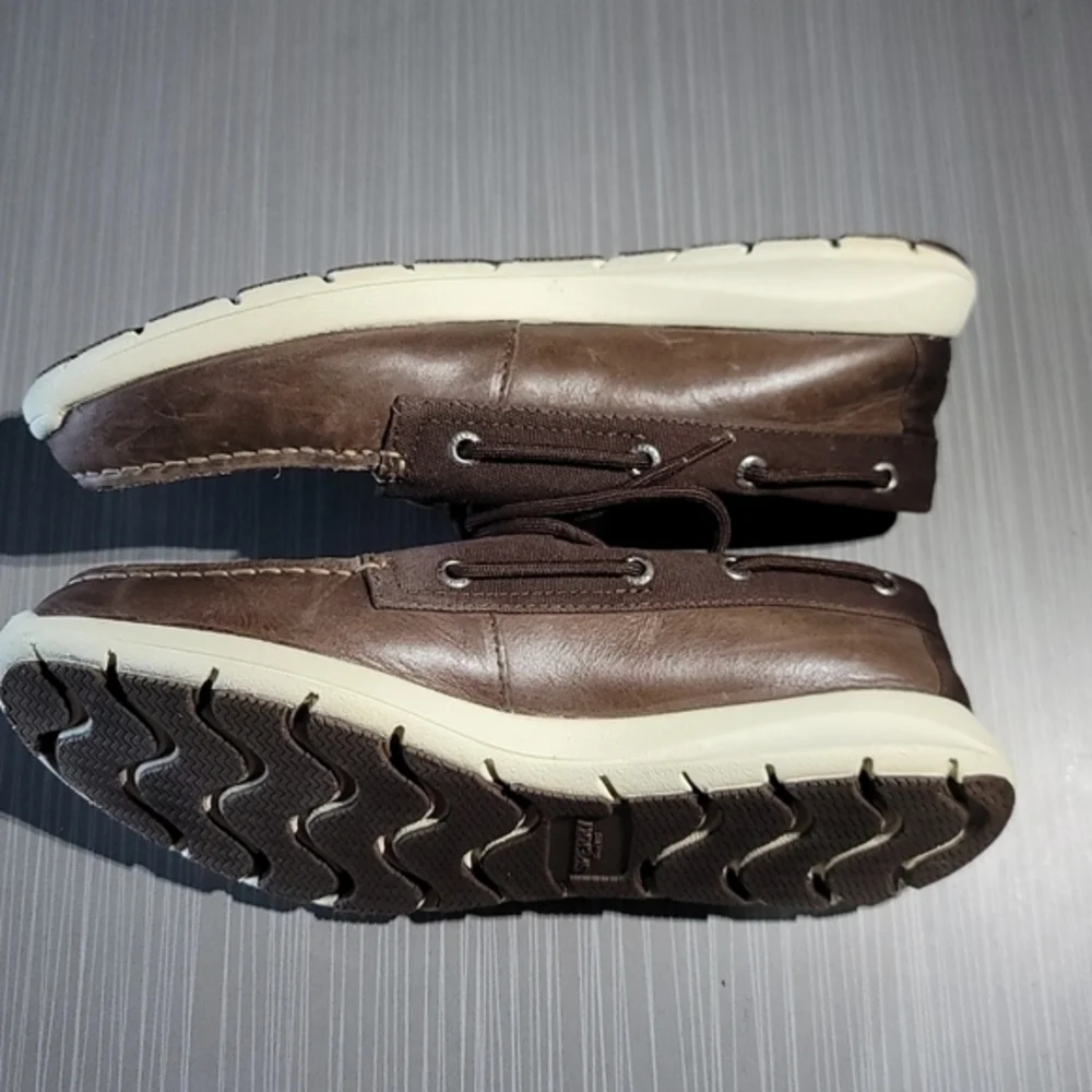 Sperry Top-Sider STS18646 2-Eye Casual Shoe for Men - Brown Leather‎ NWOT